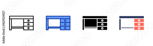 Table icon sheet multiple style collection
