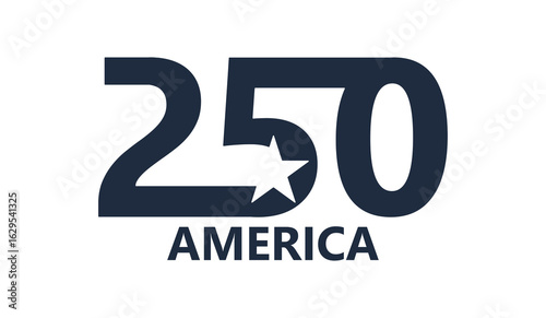 America 250. PNG image intended for design of layouts, as well as printing on clothes, mugs, etc
