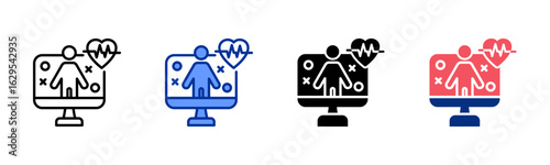 Simulation icon sheet multiple style collection