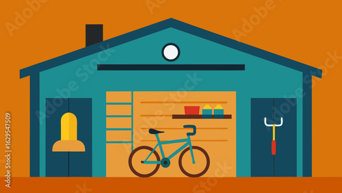 garage bicycle storage tools
