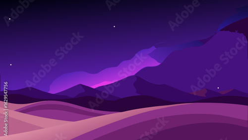 milky way galaxy purple stars