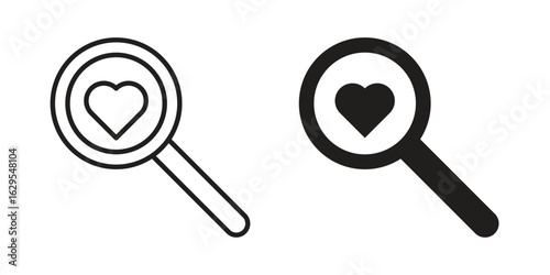 Check up icon. simple, flat, black, outline.