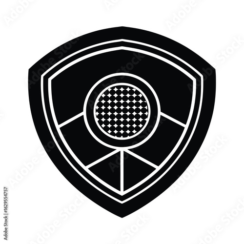 Foto Transparent Overlay Padel Emblem Design