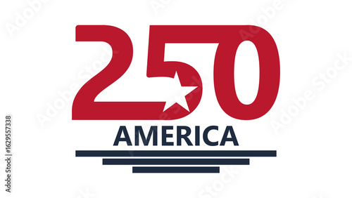 America 250. PNG image intended for design of layouts, as well as printing on clothes, mugs, etc