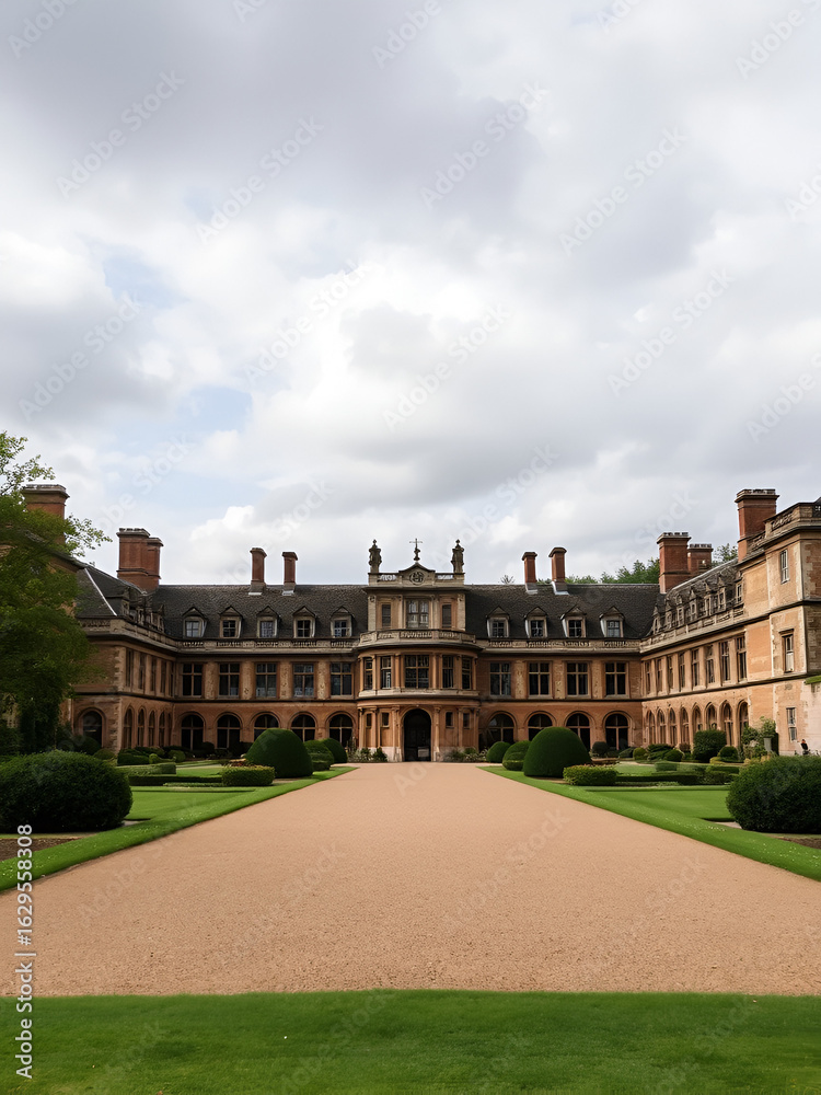 Obraz premium Coombe Abbey stately home in Coventry, large estate in Warwickshire