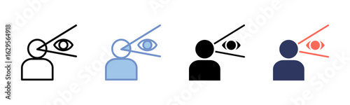 Point Of View icon sheet multiple style collection