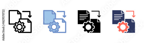 Redundancy icon sheet multiple style collection