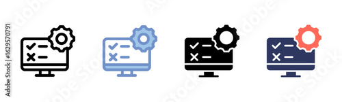 Testing icon sheet multiple style collection