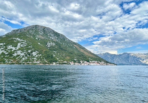 view from the Bay of Kotor, Montenegro