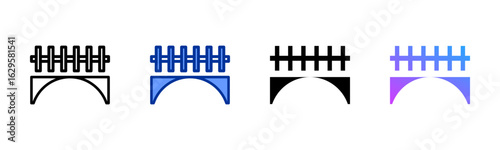 Bridge icon sheet multiple style collection