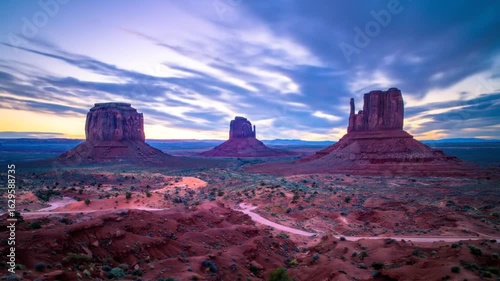 Stunning Monument Valley Sunset Landscape at Sunrise