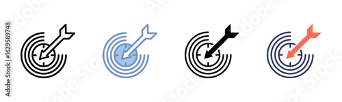 Target icon sheet multiple style collection