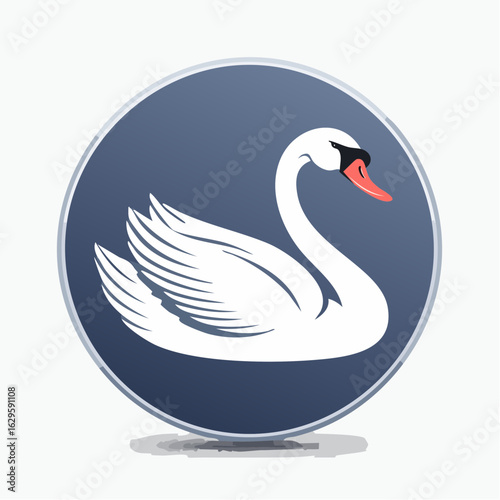 Two white swans form a heart shape with their necks on a calm lake, a symbol of love in nature