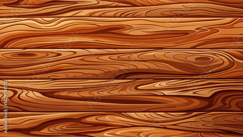 Brown unpainted natural wood with grains for background and texture.