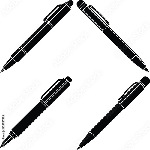 pen vector silhouette