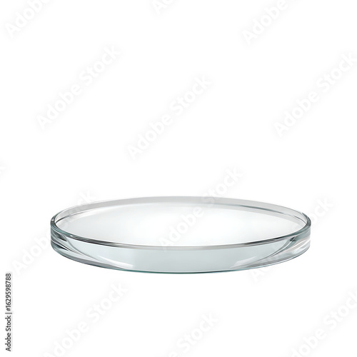 Round glass podium