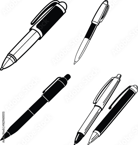 pen vector silhouette