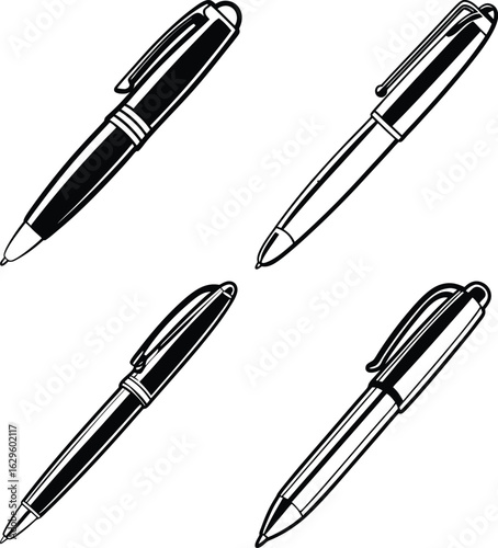 pen vector silhouette