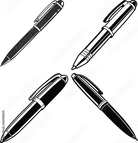 pen vector silhouette