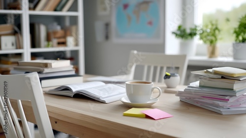 Wallpaper Mural A well organized student s desk with IELTS study materials including Torontodigital.ca