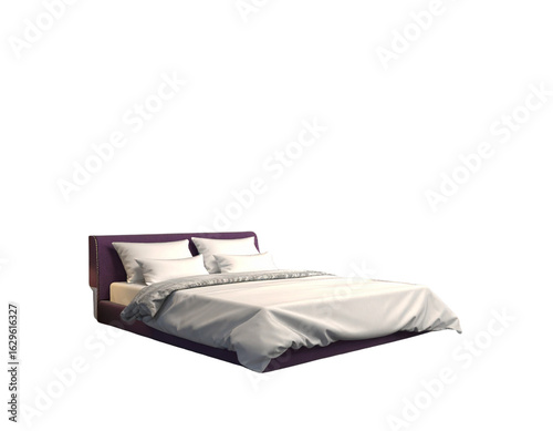 Minimal bedroom interior with Home decoration mock up. Cozy coastal stylish, furnitur .3d render of hotel room, bedroom