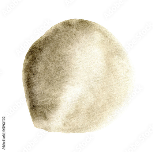 Wallpaper Mural Brown watercolor stain with gradient. Watercolor cloud Torontodigital.ca