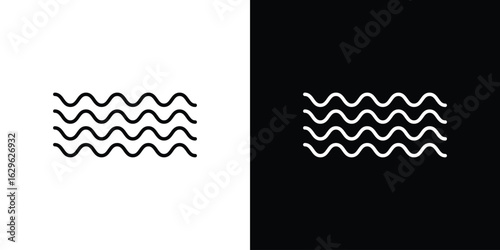Water icon. editable stroke web icons