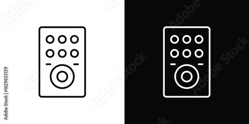 Intercom icon. editable stroke web icons