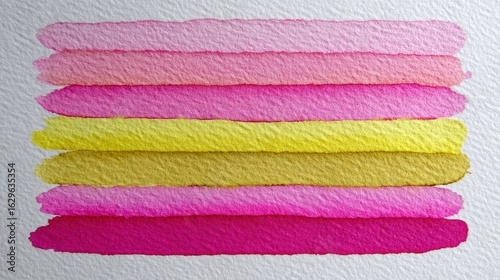 Horizontal bands of blended hues in a gradient pattern.