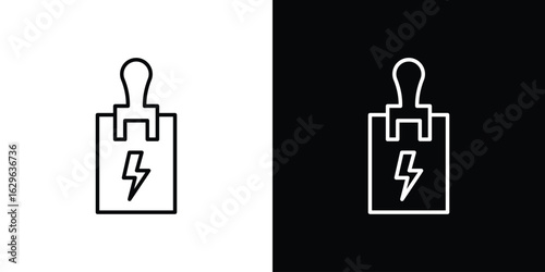 Circuit Breaker icon. editable stroke web icons