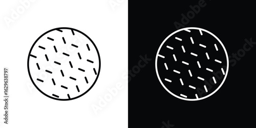 Anti skid feet icon. editable stroke web icons
