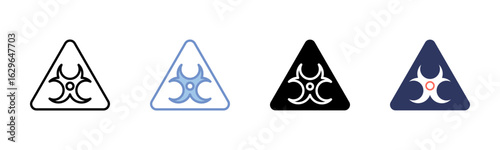 Toxicity icon sheet multiple style collection