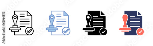 Validation icon sheet multiple style collection