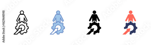 Effectiveness icon sheet multiple style collection