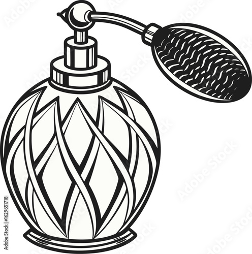 Vintage Perfume Vector