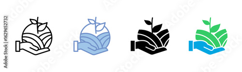 Aesthetics icon sheet multiple style collection