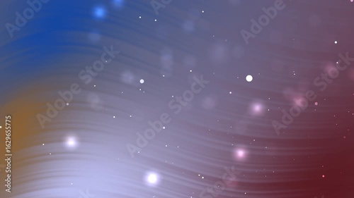 Abstract geometric pattern with dynamic lines and glowing dots in vibrant colors. Perfect for backgrounds, posters, digital art, and web design projects