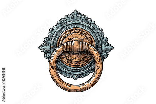 door knocker isolated