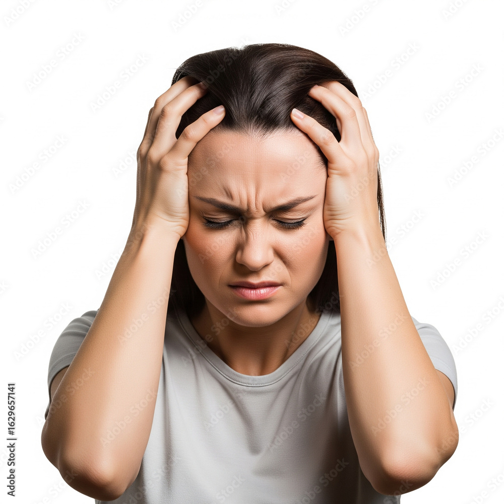Woman suffering from severe headache
Woman suffering from severe headache