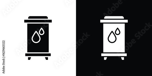 Water tank icon symbol template for graphic and web design collection logo vector illustration