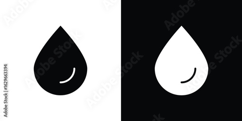 Water drop icon symbol template for graphic and web design collection logo vector illustration