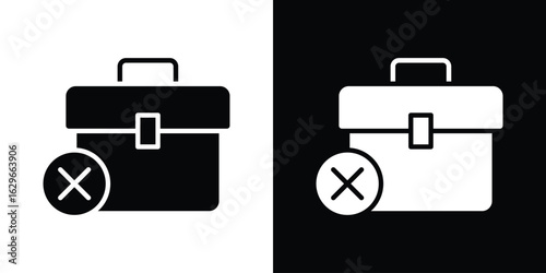 Unemployment icon symbol template for graphic and web design collection logo vector illustration