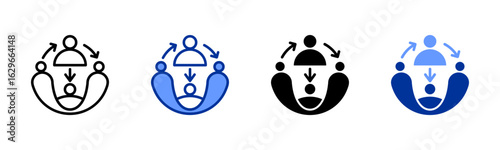 Coordination icon sheet multiple style collection