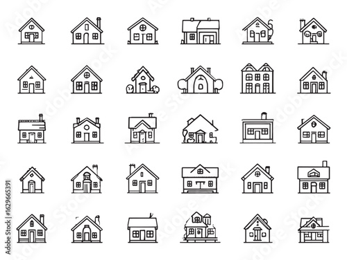 Scale Model House design created using detailed line art