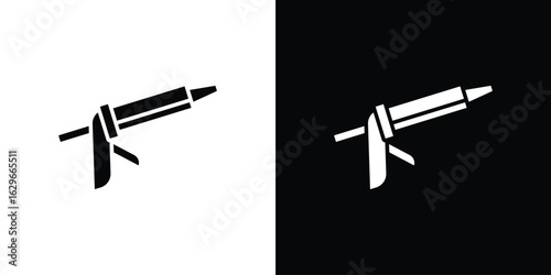 Sealants gun icon symbol template for graphic and web design collection logo vector illustration