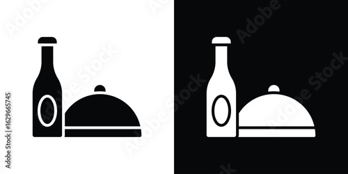 Room service icon symbol template for graphic and web design collection logo vector illustration