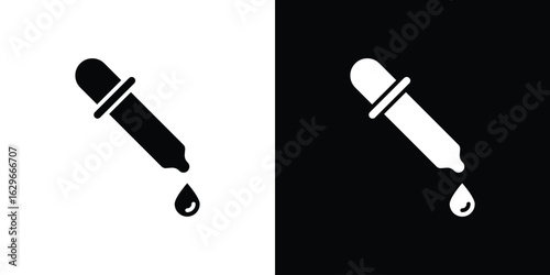 Pipette icon symbol template for graphic and web design collection logo vector illustration