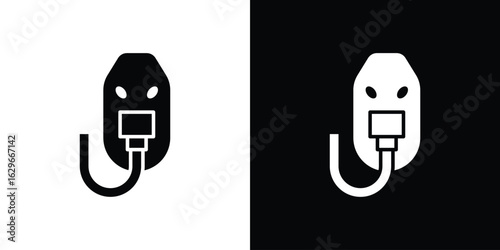 Oxygen mask icon symbol template for graphic and web design collection logo vector illustration