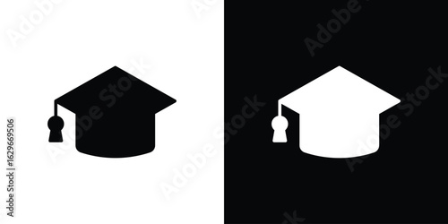 Graduated icon symbol template for graphic and web design collection logo vector illustration
