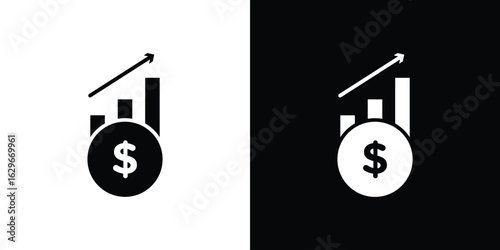 Fiscal policy icon symbol template for graphic and web design collection logo vector illustration